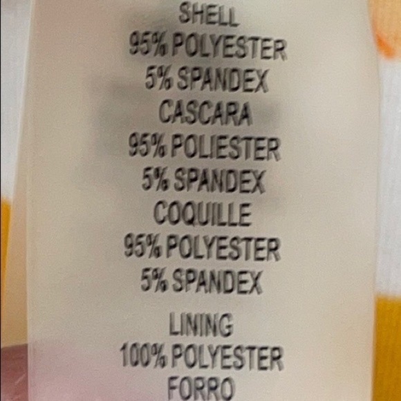 VINCE Camuto  White Pink Multicolored Fit and Flare A-Line Dress Size 8 - Picture 6 of 8